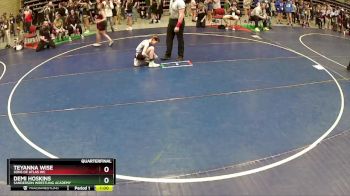 75 lbs Quarterfinal - Demi Hoskins, Sanderson Wrestling Academy vs Teyanna Wise, Sons Of Atlas WC