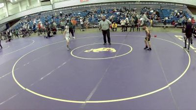 10U Boys - 84 lbs Cons. Round 1 - Alonzo Rodriguez, B.A.M. Training Center vs Jacson Lewis, Intense Wrestling Club