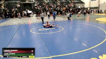 126 lbs Cons. Round 3 - Logan Vannest, Platte Valley vs Cade Caudle, Falls City