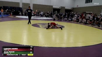 102 lbs Semis (4 Team) - Carsten Andres, Pierz vs Isaac Pickar, Brainerd
