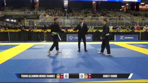 James F Hanor vs Yoshio Alejandro Mendez Ramirez 2025 Pan Jiu Jitsu IBJJF Championship
