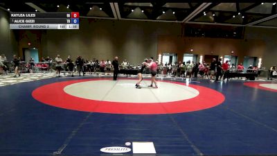 140 lbs Champ. Round 2 - Kaylea Liles, GA vs Alice Gizzi, TN