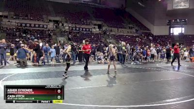 67 lbs Quarterfinal - Cash Fitch, Bear Cave Wrestling Club vs Asher Symonds, Chatfield Wrestling Club