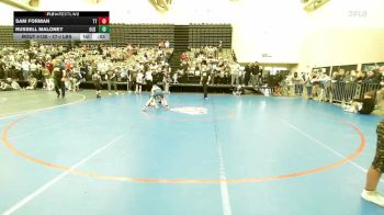 77-J lbs Consi Of 8 #2 - Sam Forman, Team Tugman vs Russell Maloney, Old Bridge Wrestling Club