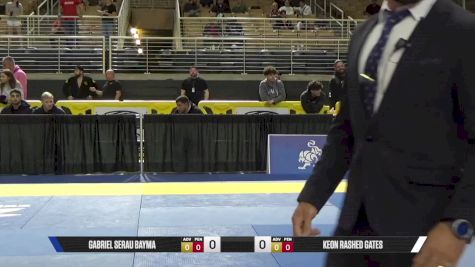Keon Rashed Gates vs Gabriel Serau Bayma 2025 Pan Jiu Jitsu IBJJF Championship