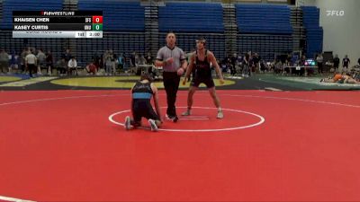 141 lbs Cons. Round 2 - Kasey Curtis, Unattached-UVU vs Khaisen Chen, San Francisco State