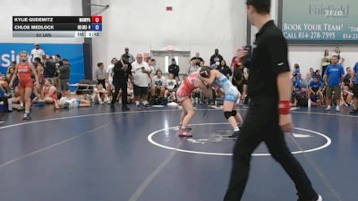 53 lbs Quarterfinal - Kylie Gudewitz, MGW Monkey Business - W vs Chloe Medlock, Okie Girls - W