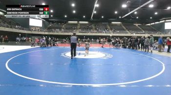60 lbs Quarterfinal - Job Eatraca, Pennsville Township vs Greyson Fortson, Hamilton