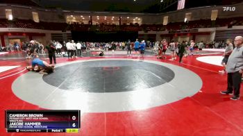 157 lbs Champ. Round 1 - Cameron Brown, Putnam City West High School Wrestling vs Jakobe Hammer, Pryor High School Wrestling
