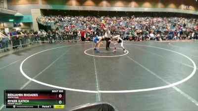 150 lbs Cons. Round 1 - Benjamin Rhoades, White Pine vs Ryker Katich, Moapa Valley