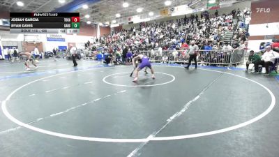 126 lbs Champ. Round 1 - Ryan Davis, Garces vs Josiah Garcia, Tokay