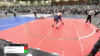 190 lbs Semifinal - Taua Cabatbat, Buckaroo WC vs Jacob Godeaux Jr, Lakeview