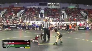 54 lbs Round 3 (4 Team) - Xavier Ruffin, Ypsilanti vs Drew D`Amico, Tecumseh