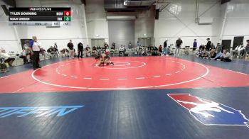 100 lbs Final - Tyler Downing, Morris Fitness Black MS vs Kian Green, RWA Black MS