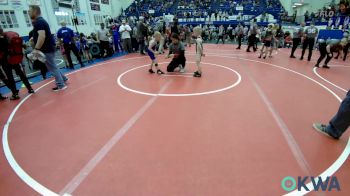 46 lbs Round Of 32 - Alex Toepfer, Kingfisher YellowJackets vs Lane Mckee, Bridge Creek Youth Wrestling