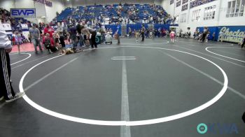 40 lbs Round Of 16 - Ryder Hall, Tecumseh Youth Wrestling vs Grayson Hale, Standfast