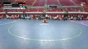 285 lbs Round 2 - Quarters & 1st Wb (16 Team) - Odin Hensley, Austin Lake Travis vs Isaiah Rivera, Conroe Caney Creek