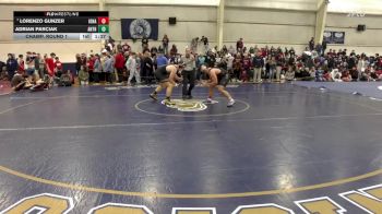 190 lbs Champ. Round 1 - Lorenzo Gunzer, Iona Prep vs Adrian Parciak, St. Anthonys