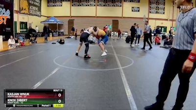 210 lbs Round 3 (10 Team) - Knox Dibert, Diddy Elite vs KASJAN WNUK, South Side WC