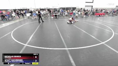 157 lbs Cons. Round 5 - Nicholas Deheck, Kewaskum vs Wyatt Nachreiner, Sarbacker Wrestling Academy
