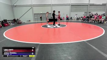 155 lbs Round 5 (6 Team) - Lina Lingo, Indiana vs Emma Pendell, Michigan