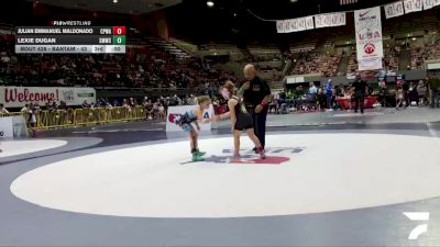 Bantam - 70 lbs Cons. Round 2 - Calaiya Branch, NexGen Regional Training Center vs Johanna Aboytes, Grappling Grounds Wrestling