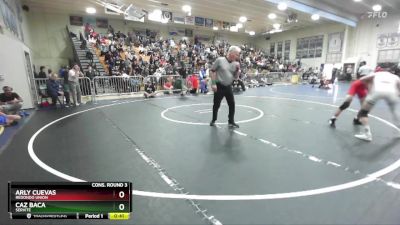 113 lbs Cons. Round 3 - Arly Cuevas, Redondo Union vs Caz Baca, Servite