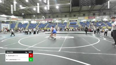 200 lbs Final - Chase Sullivan, Widefield Wrestling Club vs Marques Lawrence, Grandview