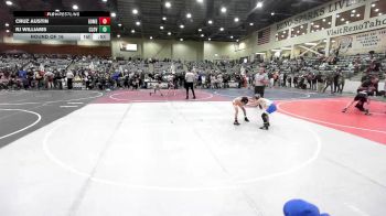 58 lbs Round Of 16 - Cruz Austin, GomezBrothersGrapplingAcademy vs Rj Williams, Cloverdale Wresting Club