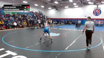 157 lbs Finals (2 Team) - Carter Shupert, Averett vs Peter Hollingshead, Luther