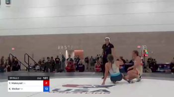 57 kg Rr Rnd 3 - Jennifer Soto, CA vs Claire DiCugno, WA