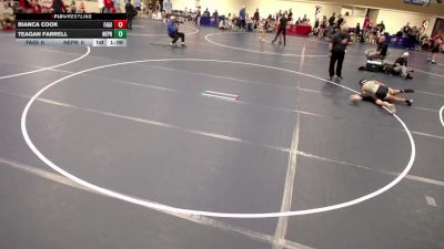 Girls K-8 - 135 Bianca Cook, Farmville-Girls vs Teagan Farrell, New Prague-Girls