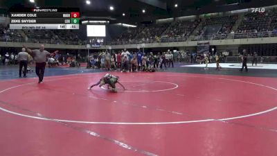 60 lbs Round Of 16 - Xander Cole, Magnolia vs Zeke Snyder, Lehighton