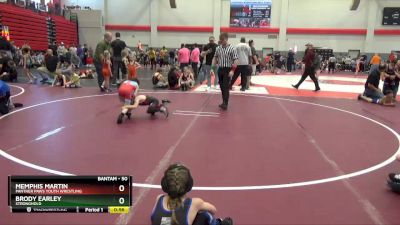 50 lbs Champ. Round 2 - Brody Earley, Stronghold vs Memphis Martin, Panther Paws Youth Wrestling