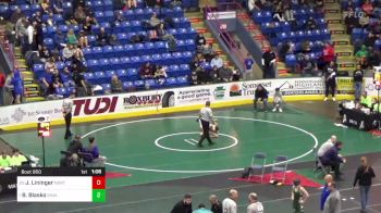 110 lbs Round Of 16 - Jackson Lininger, Northern York vs Brooks Blasko, Shaler