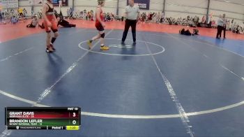 110 lbs Rd# 3 12:00pm Friday - Grant Davis, Nebraska Elite vs Brandon Lefler, NCWAY National Team