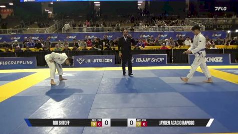 Jayden Acacio Raposo vs Roi Shtoff 2026 Pan Jiu Jitsu IBJJF Championship