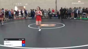 55 kg Semifinal - Nichole Moore, KS vs Sophia Mirabella, NY