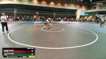 132 lbs Cons. Round 4 - Koltin Rice, Kelso vs Kade Dunn, Del Oro