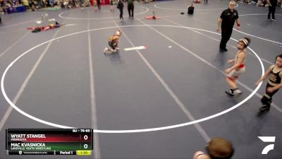 76-85 lbs Semifinal - Mac Kvasnicka, Lakeville Youth Wrestling vs Wyatt Stangel, Minnesota