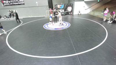 110 lbs Cali Gilliard, KCWA - Kern County Wrestling Association vs Ashley Gomez, SDIKWA - San Diego-Imperial Kids Wrestling Association