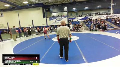 197 lbs Semifinal - Jackson Punzel, Wheaton College vs Kasey Gish, UW-LaCrosse