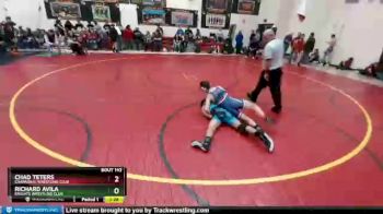 113 Boys Champ. Round 2 - Richard Avila, Knights Wrestling Club vs Chad Teters, Chaparral Wrestling Club