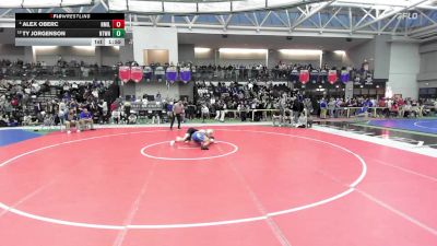 126 lbs Round Of 16 - Alex Oberc, New Milford vs Ty Jorgenson, Newtown