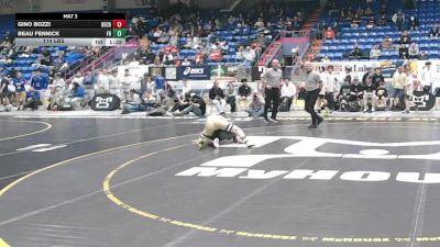 114 lbs Semifinal - Gino Bozzi, Bethlehem Catholic vs Beau Fennick, Franklin Regional