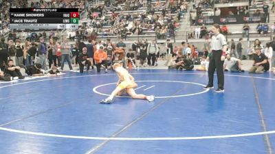 96 lbs Champ. Rd Of 16 - Kaine Showers, Falls Academy vs Jace Trautz, Legacy Elite Wrestling Club