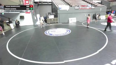 86 lbs Cons. Quarters - Jason Valencia, Club Lucha Wrestling vs James Bonton, North Natomas Wrestling Club