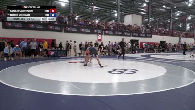 79 kg Champ. Rd Of 64 - Collin Carrigan, Tar Heel Wrestling Club vs Bodie Morgan, Hilltopper Wrestling Club
