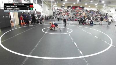 132 lbs Cons. Round 2 - Hector Cabrera, La Quinta/LQ vs Sang Nguyen, Westminster
