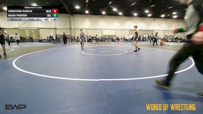 125 lbs Quarterfinal - Jonathan Garcia, MOJO Mulisha 14U vs Noah Porter, Shelton Wrestling Academy 14U